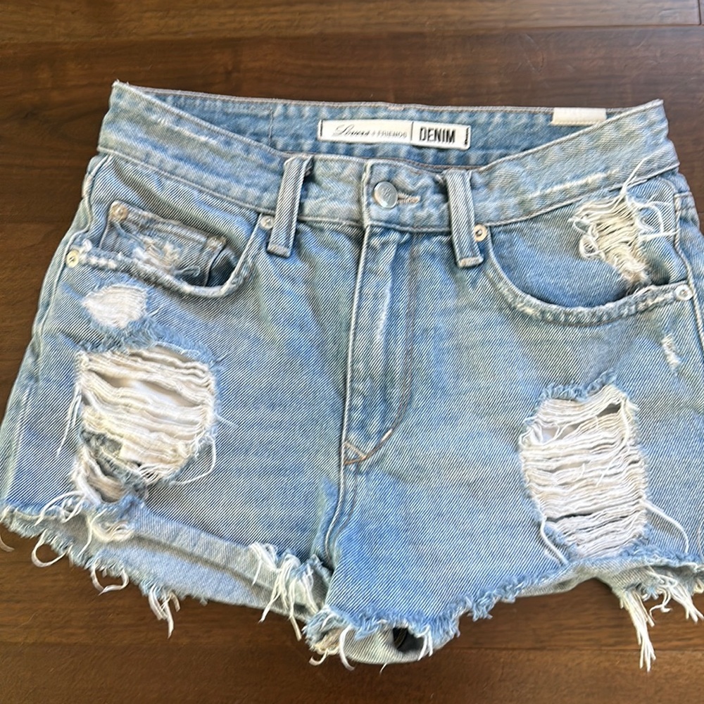 Lovers and friends denim shorts size 26.